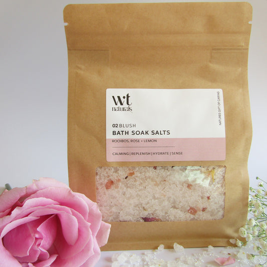 BLUSH SOAK - Mineral and Sea Salt Soak with essential oils (900g)