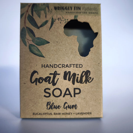 BLUE GUM - Eucalyptus, Raw Honey + Lavender Goat Milk Soap