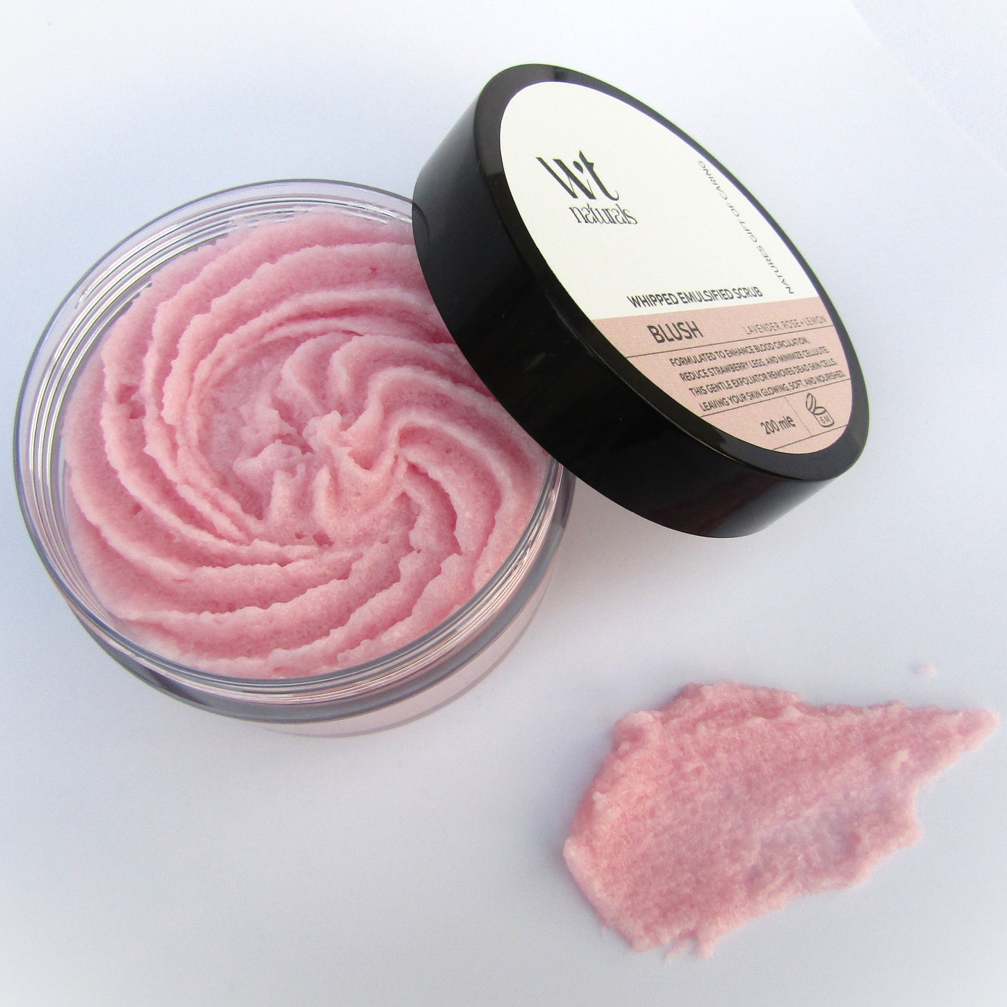 EMULSIFIED SUGAR SCRUB - With Shea Butter and Avocado Oil (200ml)