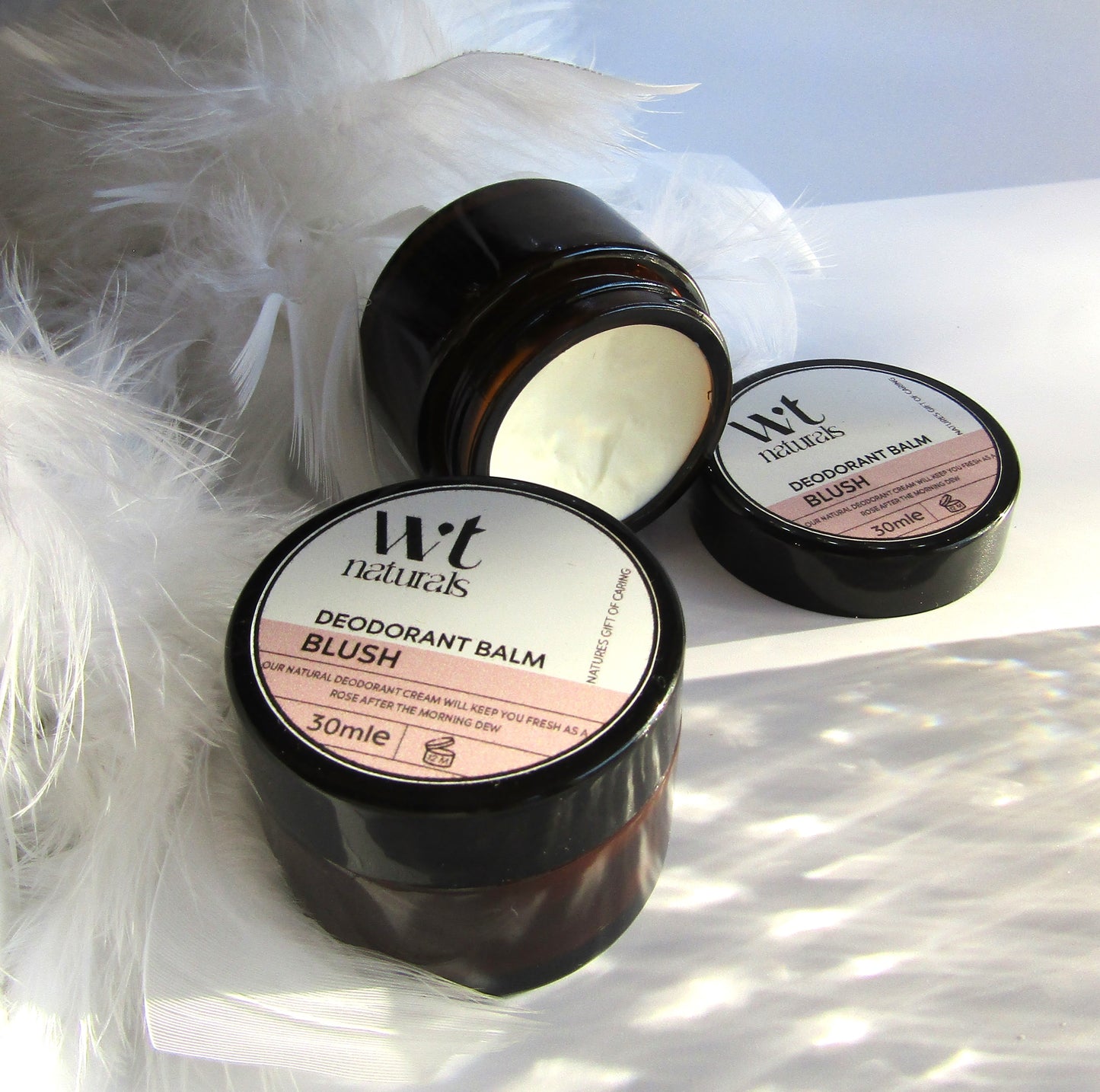 NATURAL DEODORANT BALM - BLUSH (Rose & Lemon)