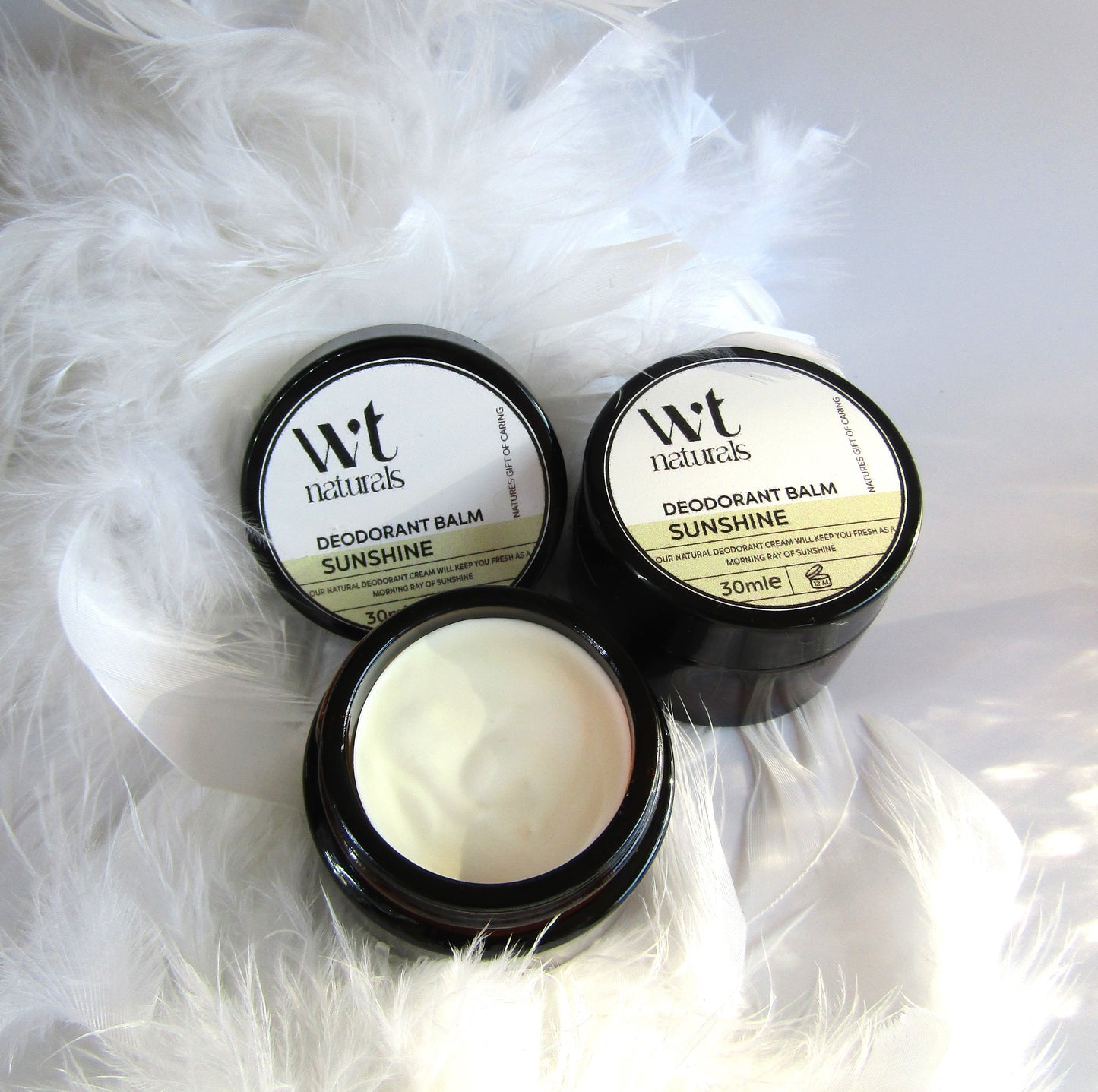 NATURAL DEODORANT BALM - SUNSHINE (Litsea, Lime & Ylang Ylang)