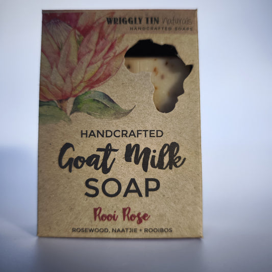 ROOI ROSE - Rosewood, Naartjie + Rooibos Goat Milk Soap
