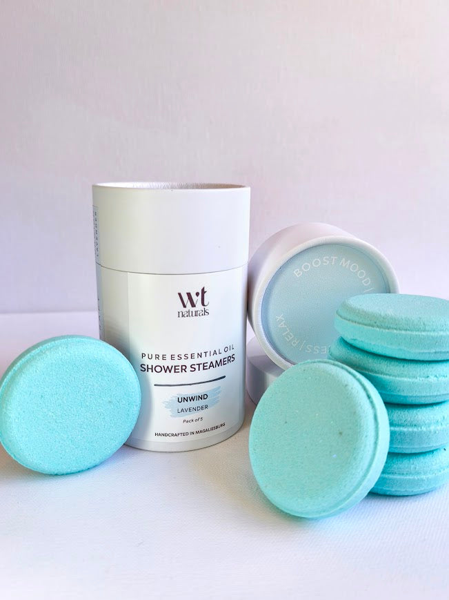AROMATHERAPY SHOWER STEAMERS (Set of 5)
