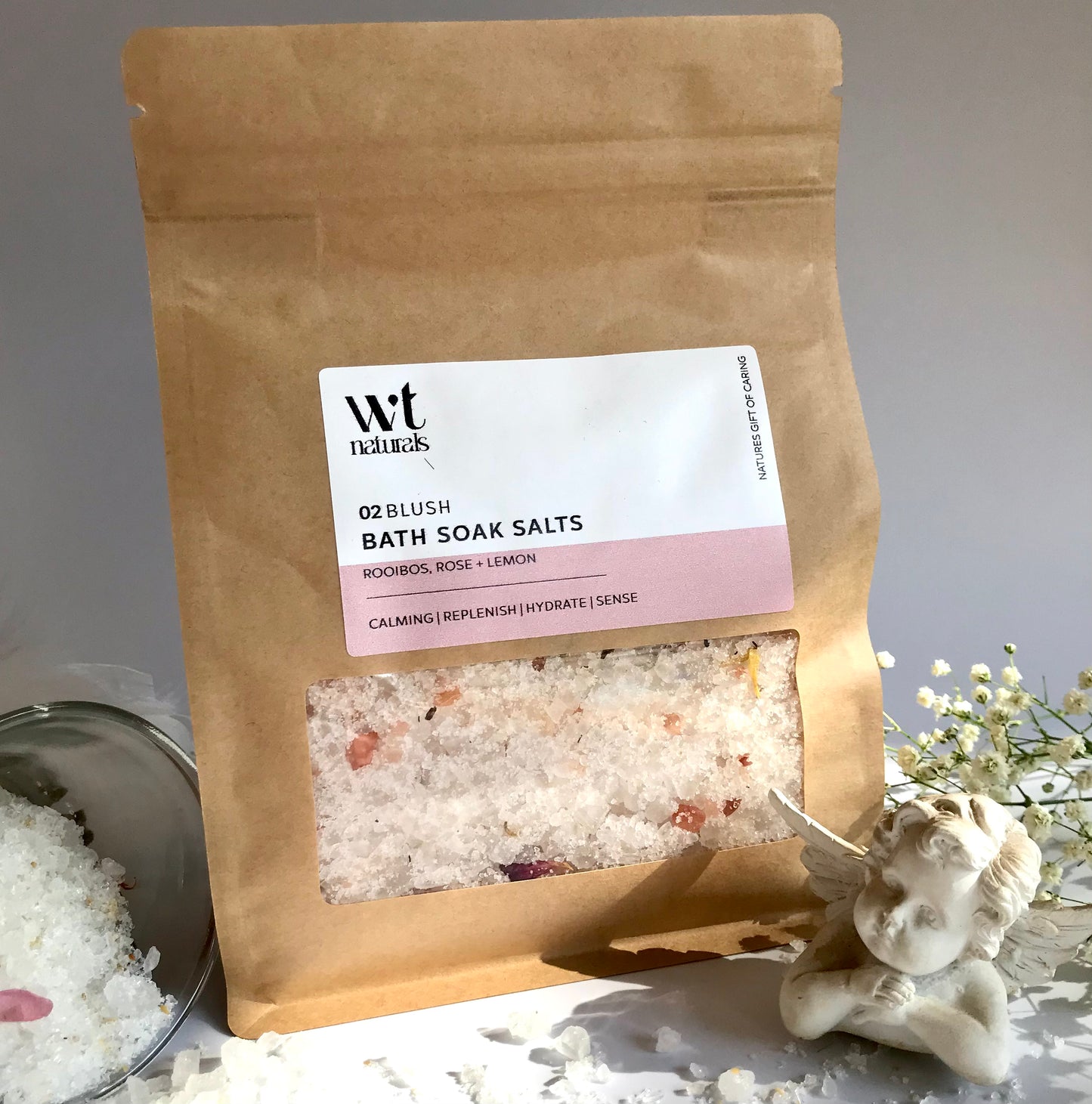 BLUSH SOAK - Mineral and Sea Salt Soak with essential oils (900g)