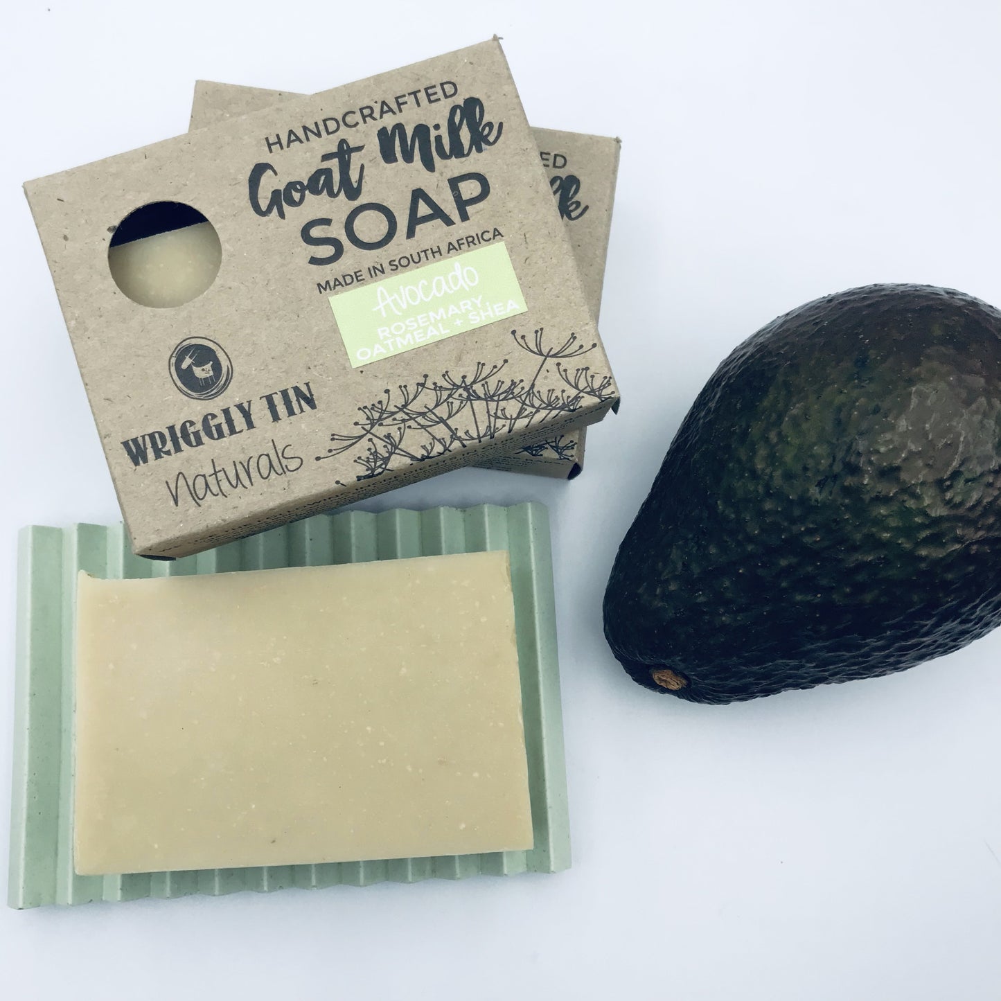 AVOCADO - Rosemary, Oatmeal + Shea Goat Milk Soap