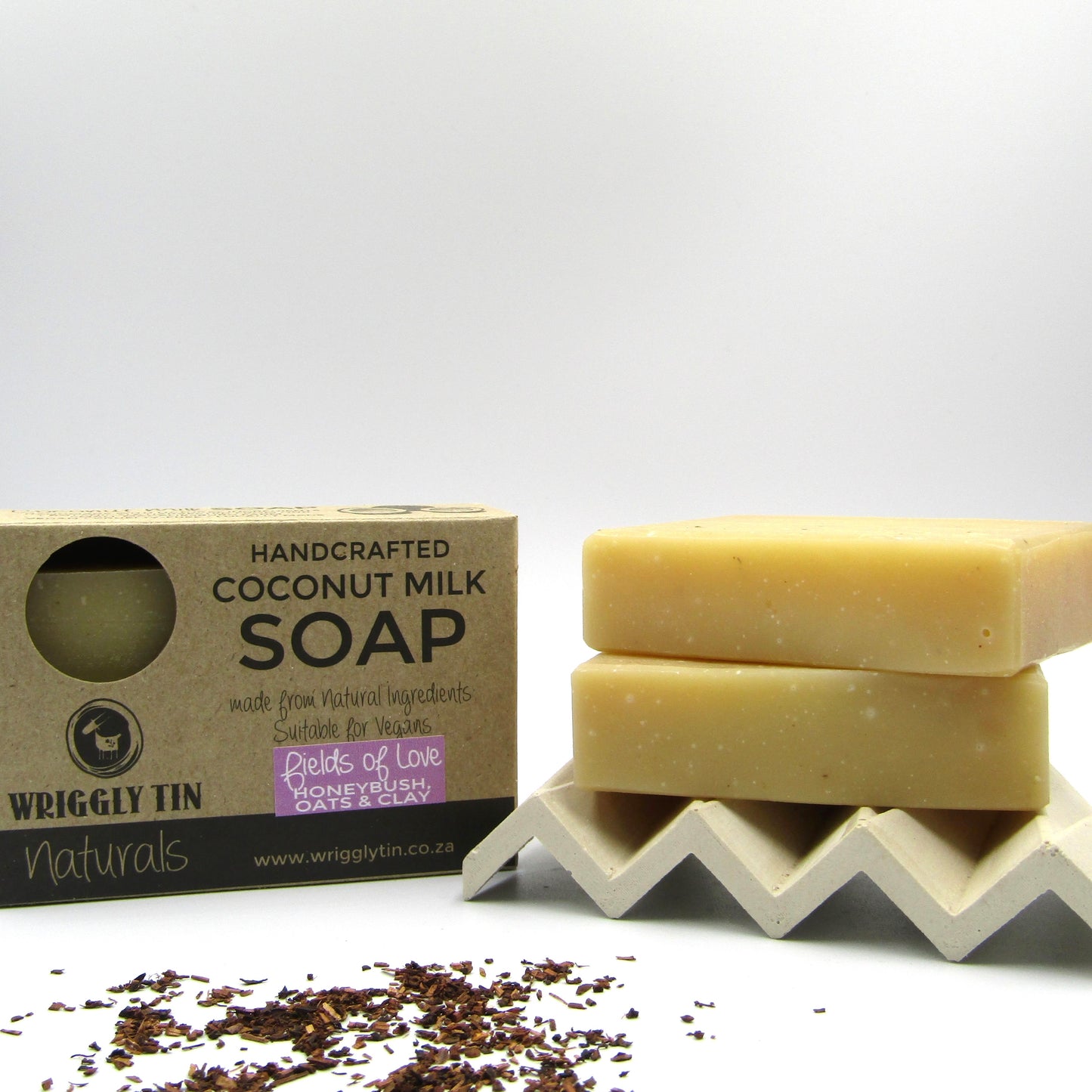 FIELDS OF LOVE - Coconut Milk with Honeybush Tea, Oats + Kaolin Clay