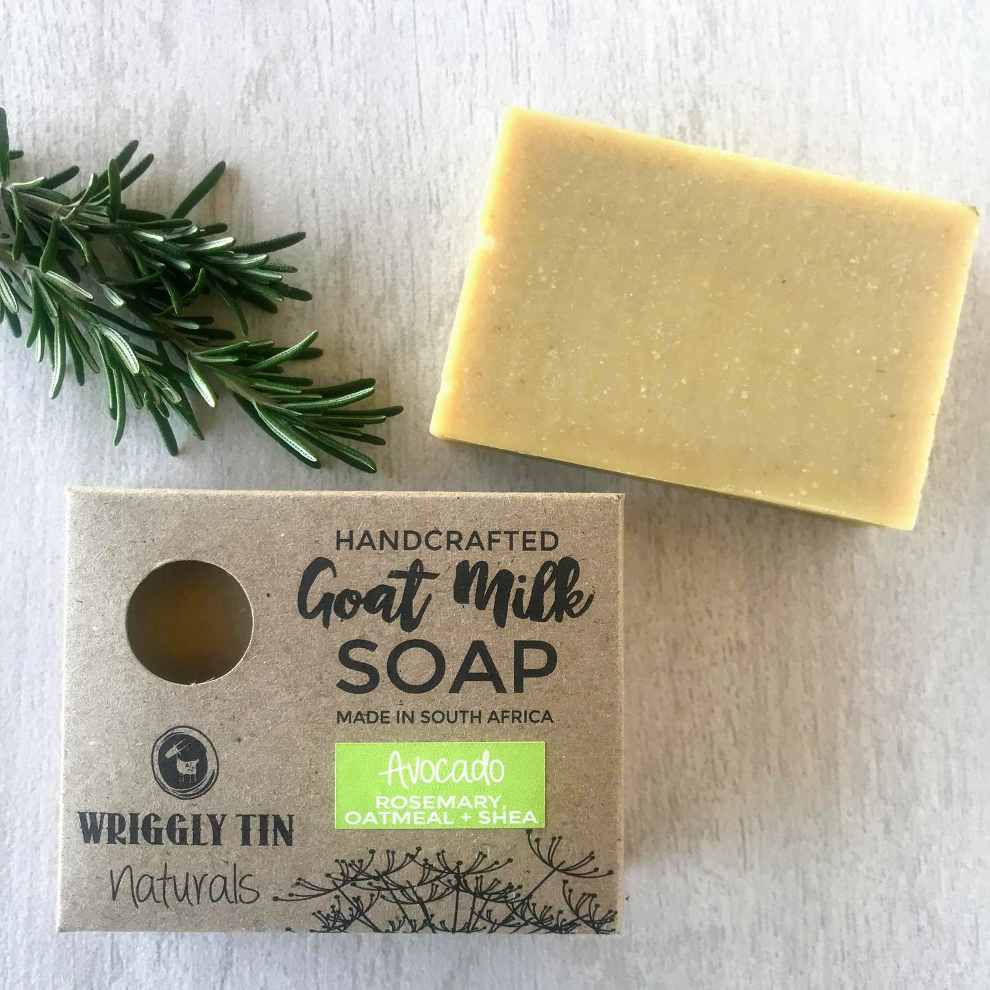 Goat Milk Soap with Avocado, Oatmeal + Shea