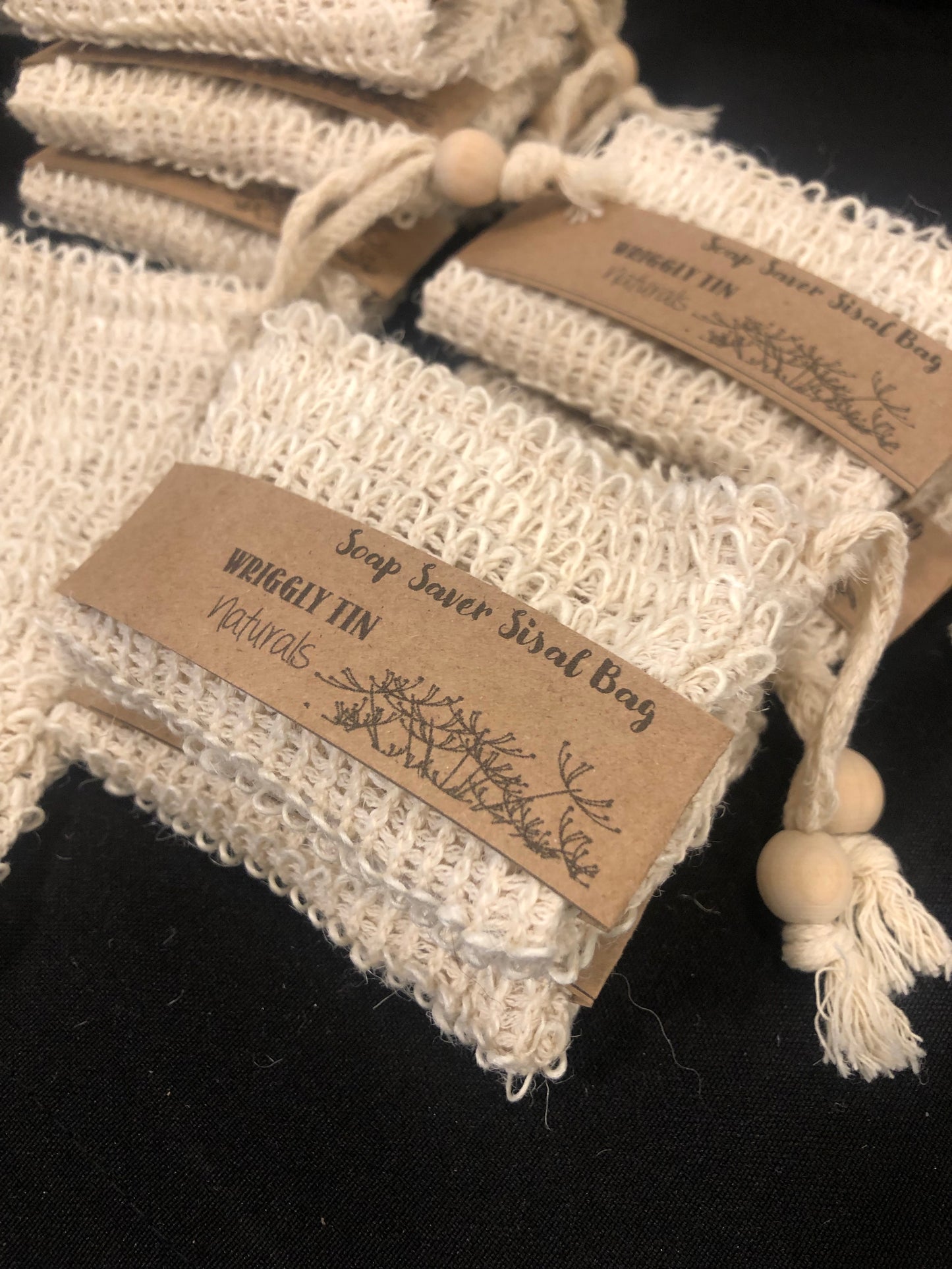 SOAP SAVER SISAL BAG
