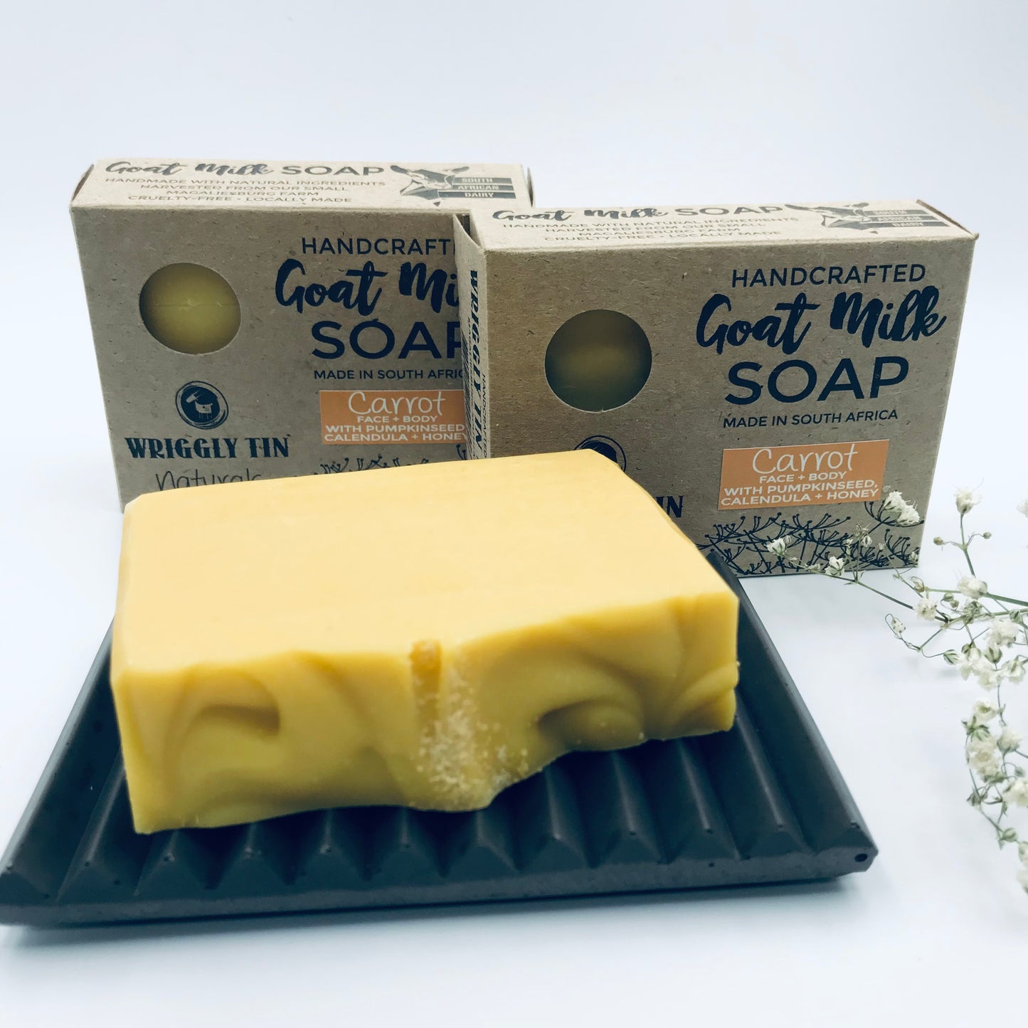CARROT - Pumpkinseed, Carrot, Calendula + Honey Goat Milk Soap