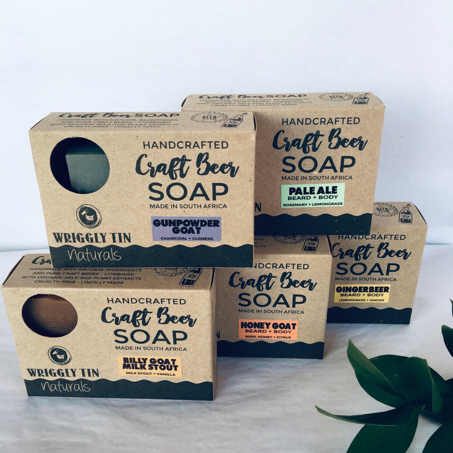 CRAFT BEER SOAP - Pale Ale Beard + Body Bar (Rosemary + Lemongrass)