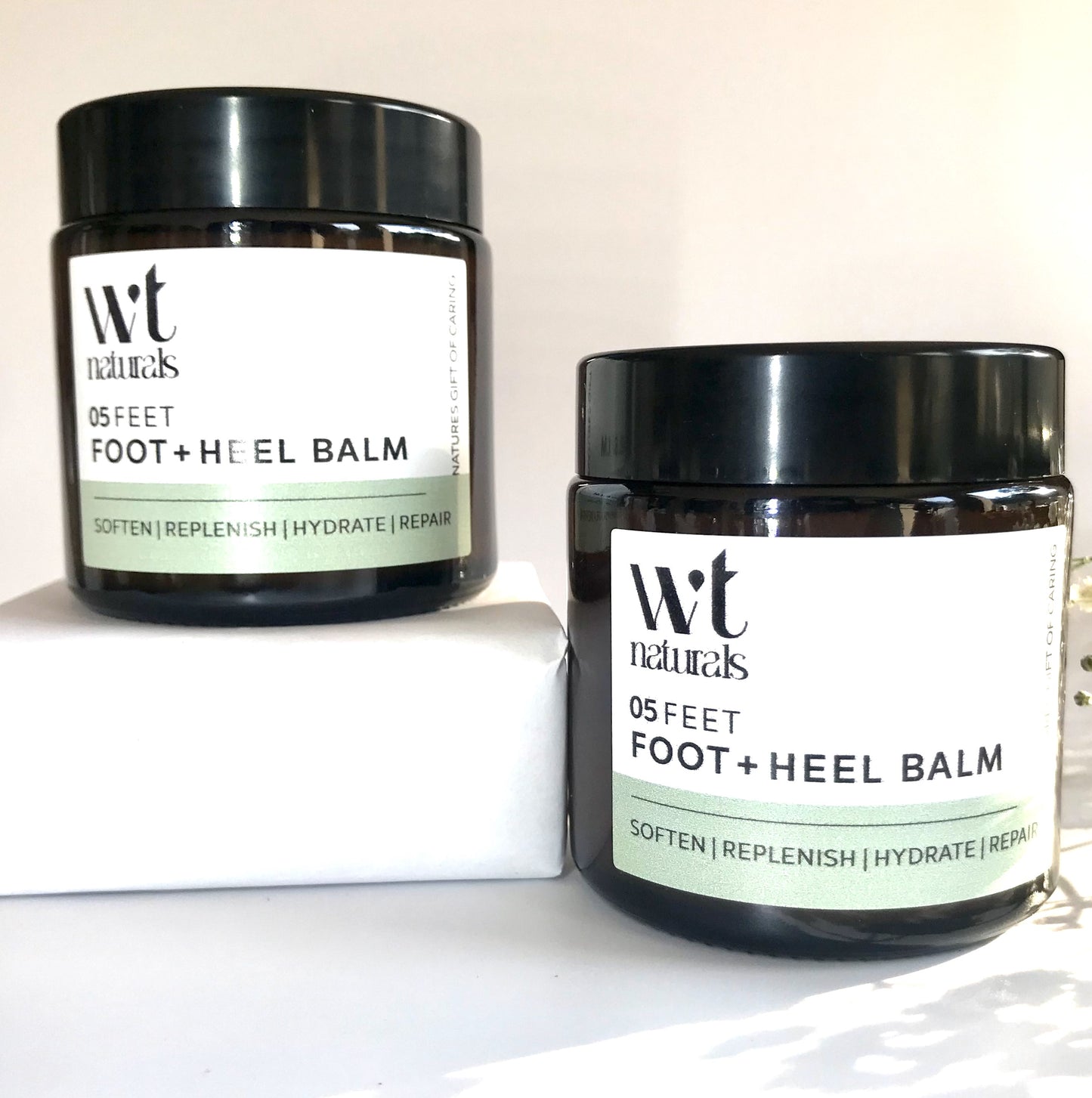 FOOT + HEEL BALM - Made with beeswax + essential oils - 100ml