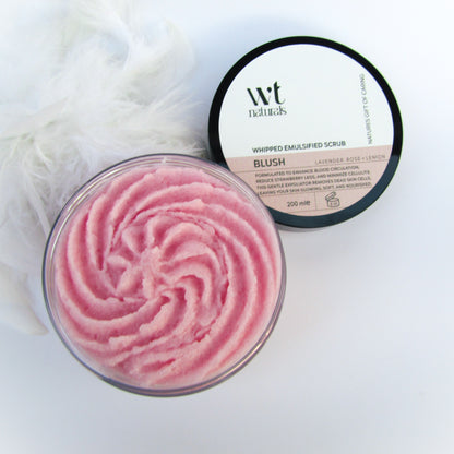 EMULSIFIED BODY SCRUB - BLUSH - With Shea Butter and Avocado Oil