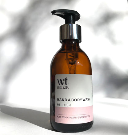 HAND + BODY WASH |200ml | BLUSH (Rose + Lemon)