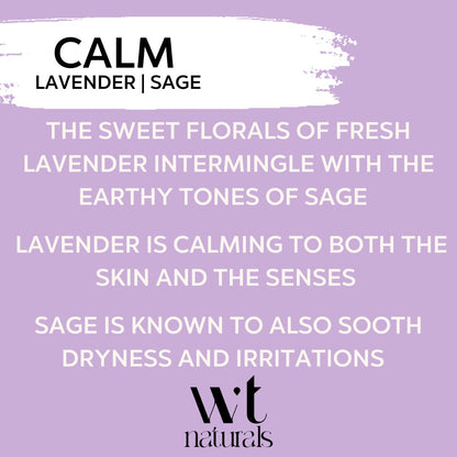 CALM - Lavender + Sage Goat Milk Soap