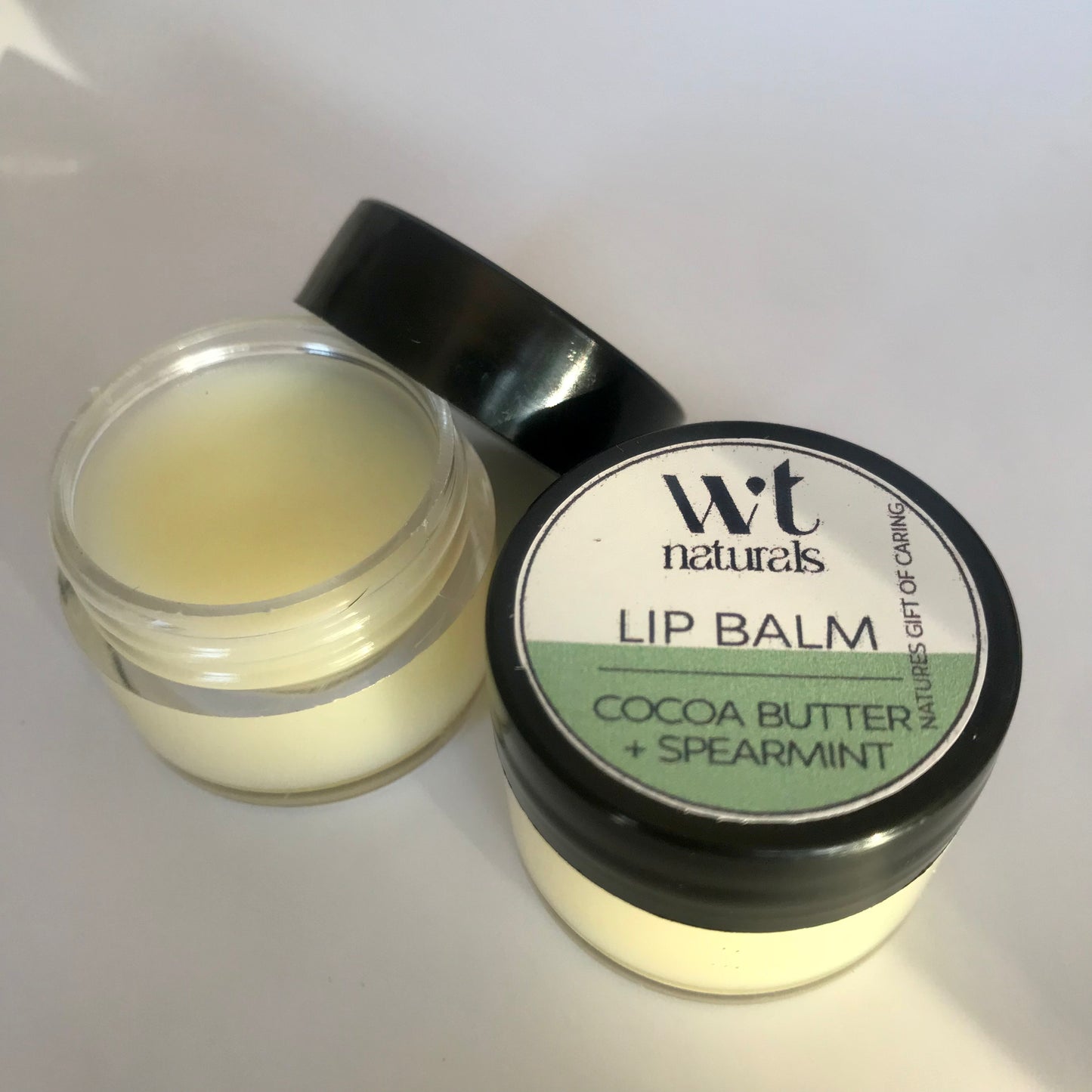 Cocoa Butter and Spearmint Lip Balm