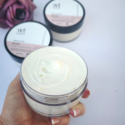 LUXURIOUS BODY BUTTER  - Made with Goat Milk, Mango Butter, Allantoin + Vitamin B5 - 200ml