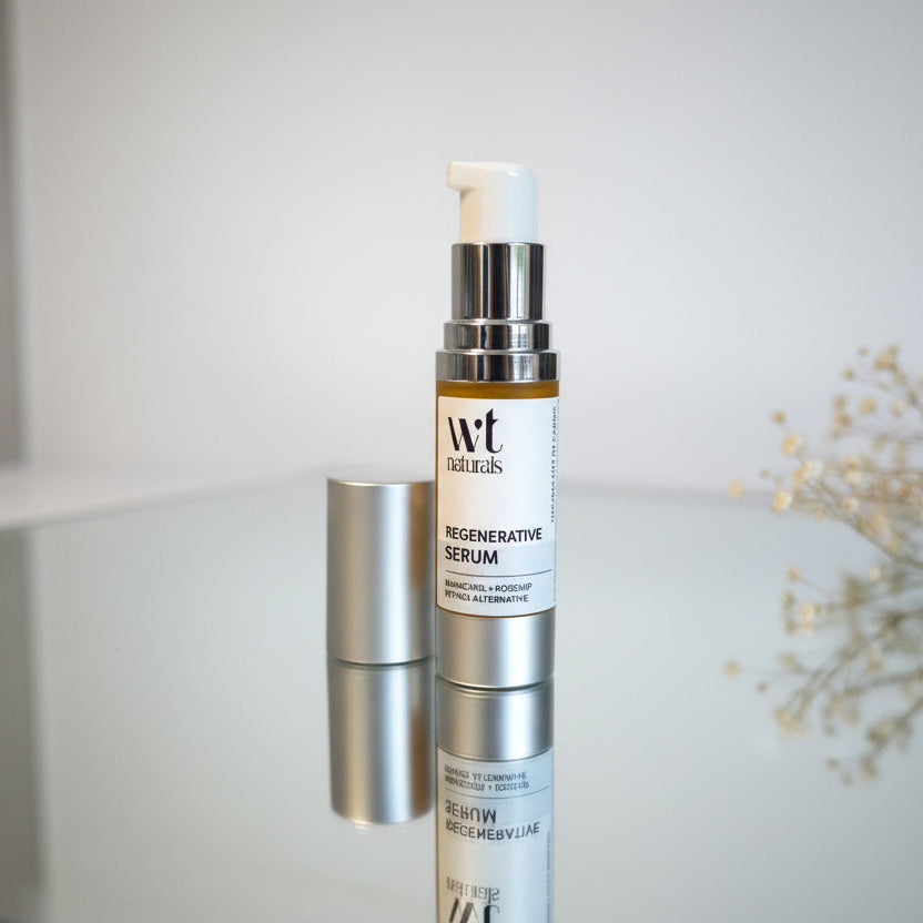 REGENERATIVE BAKUCHIOL + ROSEHIP SERUM - with Hemp + Frankincense - Gentle Retinol Alternative