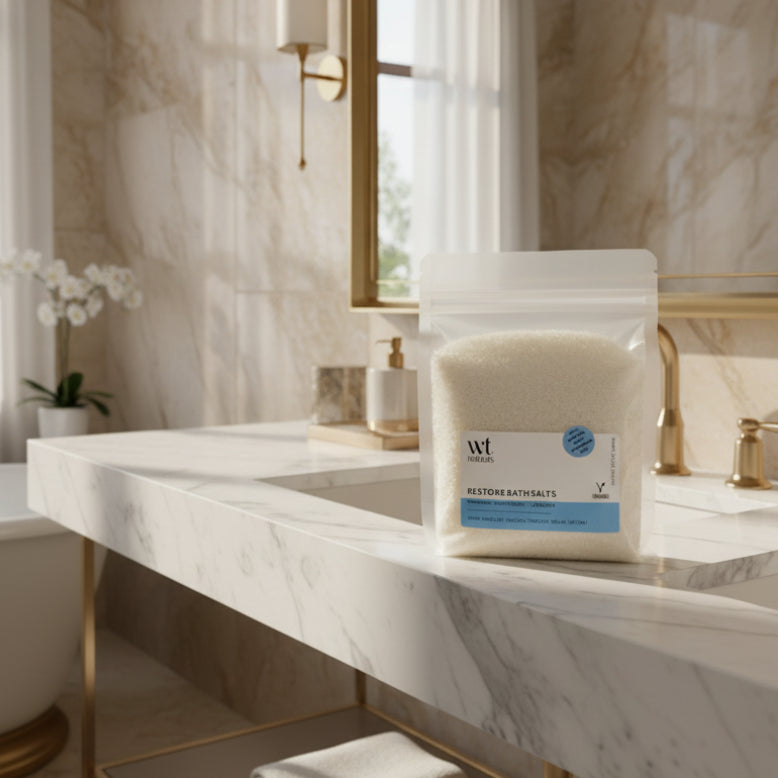 Magnesium restore bath salt for sore muscles