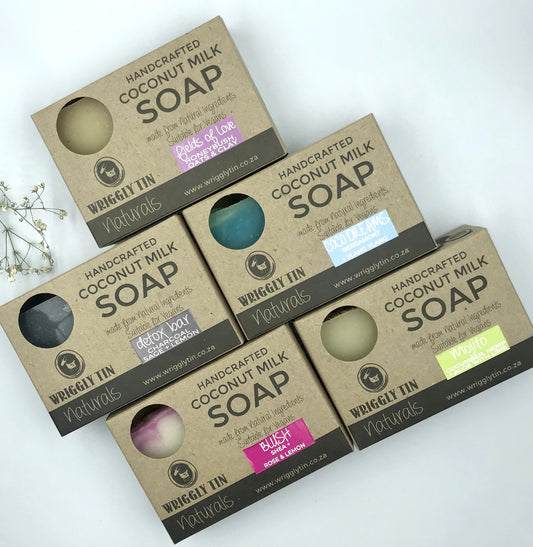 COCONUT MILK SOAP SET (Set of 5)